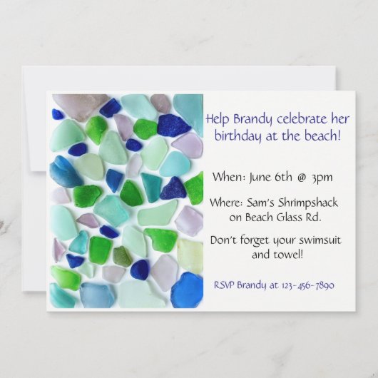 Koelkleurige Zee-brillenglazen Kaart (Voorkant)