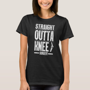 Koelkniestudie voor mannen Vervanging van een knie T-shirt