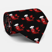 Koelkreeftenkok getild stropdas (Opgerold)