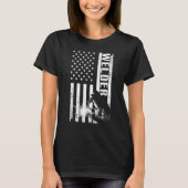 Koellassen voor mannen, lassmetallwerk t-shirt (Voorkant)