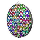Koellazinggezichten Dartbord (Voorkant Rechts)