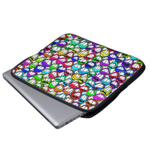 Koellazinggezichten Laptop Sleeve