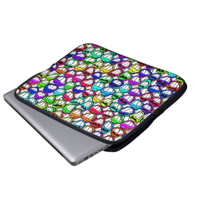 Koellazinggezichten Laptop Sleeve (Voorkant onderkant)