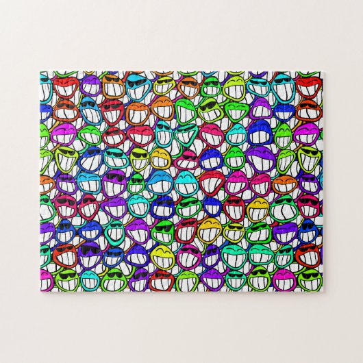 Koellazinggezichten Legpuzzel (Horizontaal)