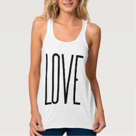 Koelliefde - Minimalistisch grafisch ontwerp Tanktop