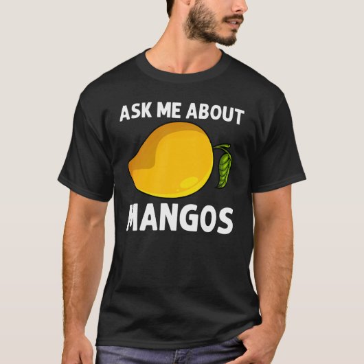 Koelmangoest voor mannen Mangos damesmango's T-shirt (Voorkant)