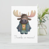 Koelmazen in Fancy jassen en bril Bedankkaart (Staand voorkant)