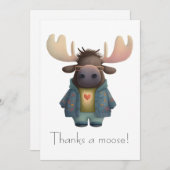 Koelmazen in Fancy jassen en bril Bedankkaart (Voorkant / Achterkant)