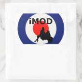 Koelmod Rechthoekige Sticker (Tas)