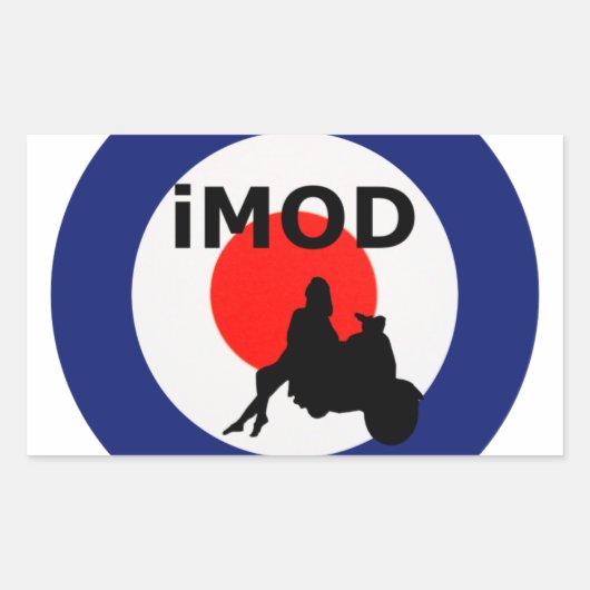 Koelmod Rechthoekige Sticker (Voorkant)