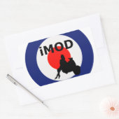 Koelmod Rechthoekige Sticker (Envelop)