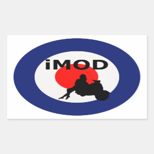 Koelmod Rechthoekige Sticker