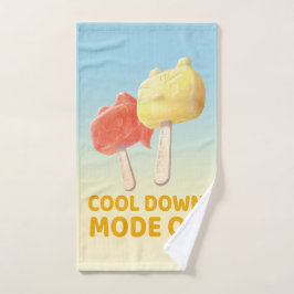 Koelmodus aan: IJzer T & Bunny Girl Popsicles Bad Handdoek