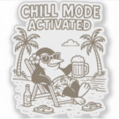 Koelmodus geactiveerd sticker (Voorkant)