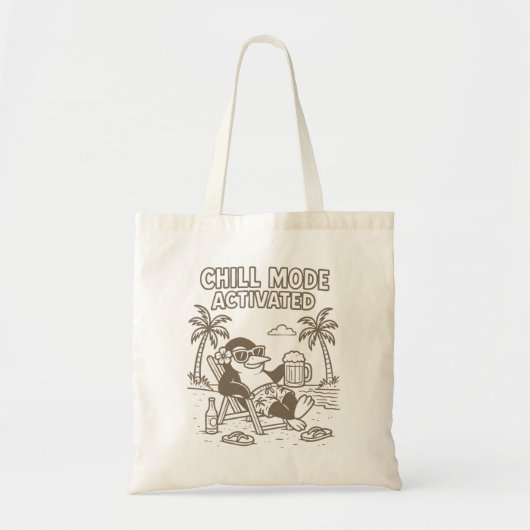 Koelmodus geactiveerd tote bag (Voorkant)
