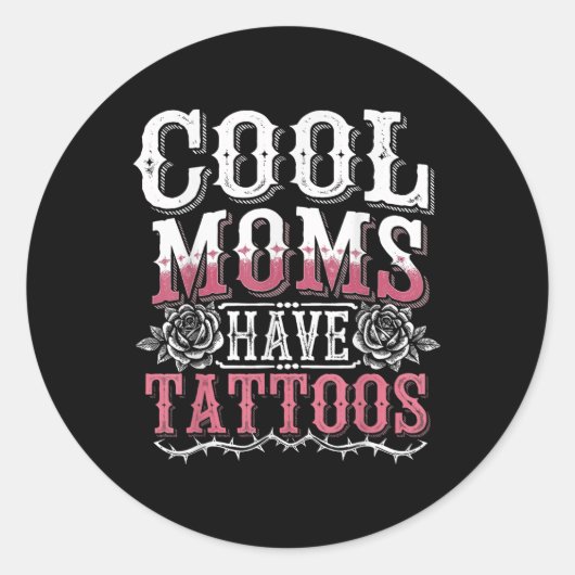 Koelmolen hebben Tattoos Ronde Sticker (Voorkant)