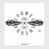 Koelmotto van reptielen v1 sticker (Vel)