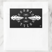 Koelmotto van reptielen v2 rechthoekige sticker (Tas)