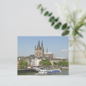 Koeln (Keulen) in Duitsland Briefkaart (Staand voorkant)