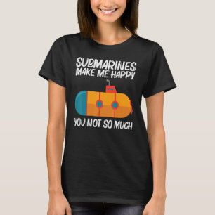 Koelonderzeeër voor mannen Veteraanonderzeeër Zee T-shirt