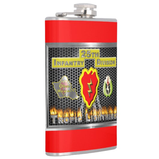 Koelontwerp 25e infanteriedivisie heupfles (Rechts)