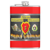Koelontwerp 25e infanteriedivisie heupfles (Voorkant)