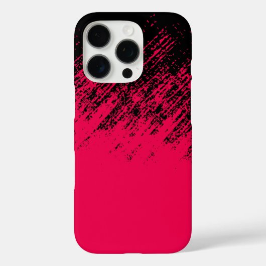 Koelontwerp in zwart en rood Case-Mate iPhone case (Achterkant)