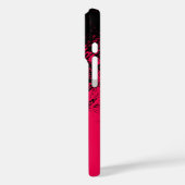 Koelontwerp in zwart en rood Case-Mate iPhone case (Achterkant / Links)