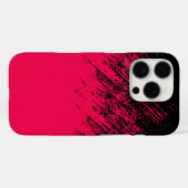 Koelontwerp in zwart en rood Case-Mate iPhone case (Achterkant (horizontaal))