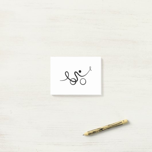 Koelontwerp voor fietsers post-it® notes (Op bureau)
