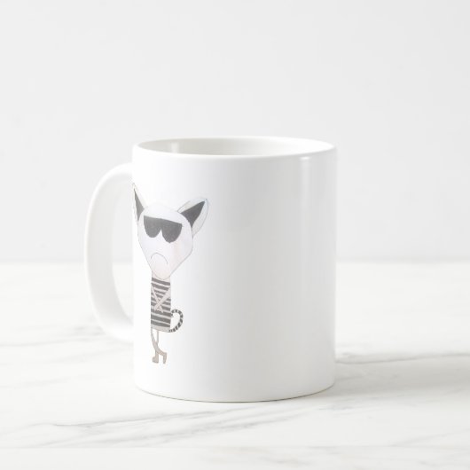 Koelpan met zonnebrillen koffiemok (Voorkant links)