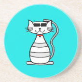 Koelpan met zonnebrillen zandsteen onderzetter (Voorkant)