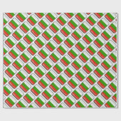 Koelpapier onder Bulgaarse vlag Cadeaupapier (Vlak)