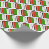 Koelpapier onder Bulgaarse vlag Cadeaupapier (Hoek)