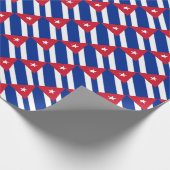 Koelpapier onder Cubaanse vlag Cadeaupapier (Hoek)
