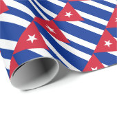 Koelpapier onder Cubaanse vlag Cadeaupapier (Rol Hoek)