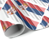 Koelpapier onder Servische vlag Cadeaupapier (Rol Hoek)