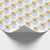 Koelpapier voor babyjongensbouwblokken cadeaupapier (Hoek)