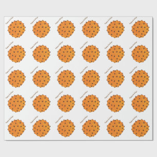 Koelpapier voor Oranje Prettige feestdagen Cadeaupapier