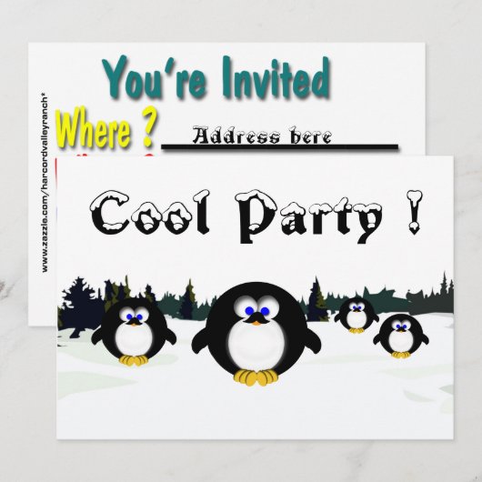 Koelpartij Kaart (Voorkant / Achterkant)