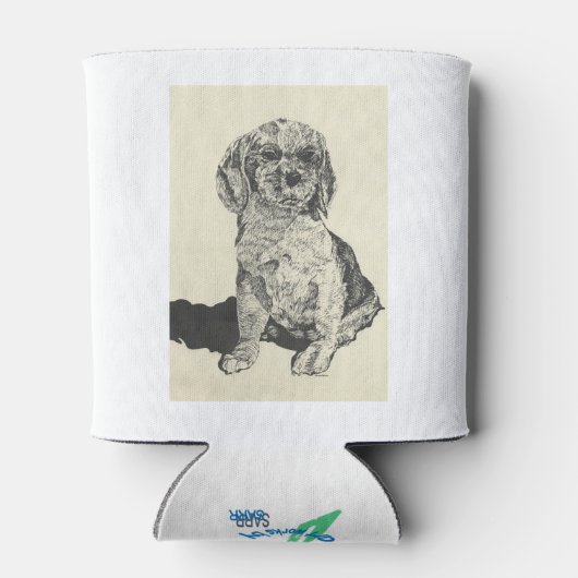 Koelpen en inkt Cocker Spaniel Blikjeskoeler (Achterkant)