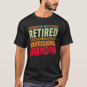Koelpensioen voor mannelijke bejaarden Professione T-shirt