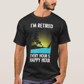 Koelpensioen voor mannen pensionering na pensioner t-shirt