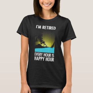 Koelpensioen voor mannen pensionering na pensioner t-shirt