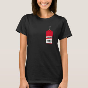 Koelprijs Label streepjescode zonder prijsbinding T-shirt