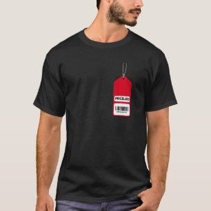 Koelprijs Label streepjescode zonder prijsbinding T-shirt