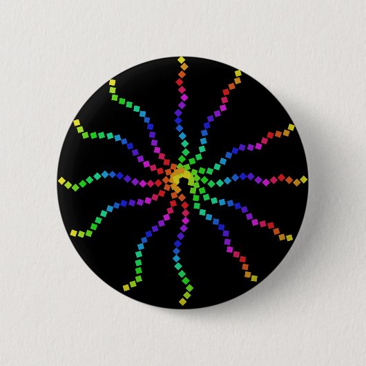 KoelregenboogButton Ronde Button 5,7 Cm (Voorkant)