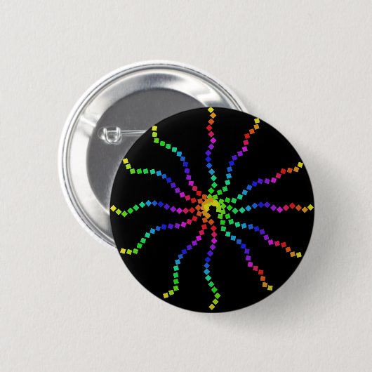 KoelregenboogButton Ronde Button 5,7 Cm (Voorkant /achterkant)