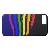 Koelregenboogvlag naar blauwe gradiënthomepage Case-Mate iPhone case (Achterkant (Horizontaal))