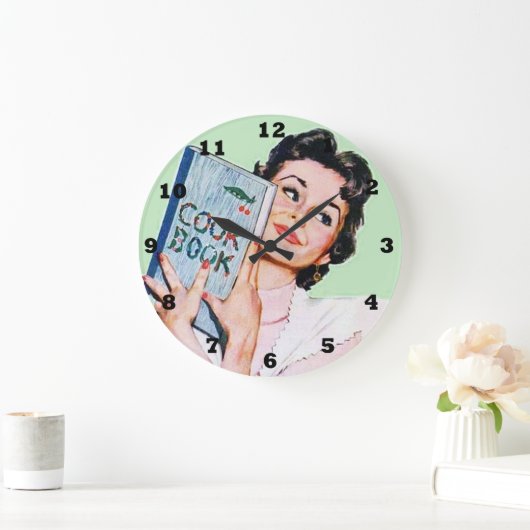 Koelretro  keuken grote klok (Huis)